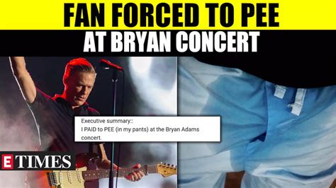 'Forced To Pee In Pants': Diabetic Man Slams Bryan Adams Concert ...