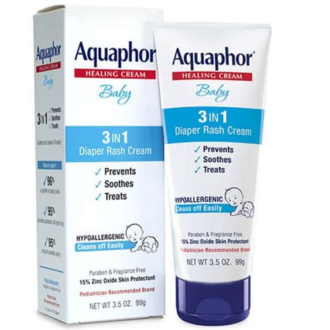 Aquaphor Baby Diaper Rash Cream - Prevents, Soothes & Treats | 99g ...