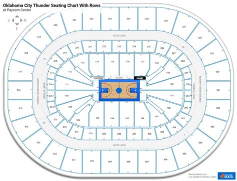 Paycom Center Seating Charts - RateYourSeats.com