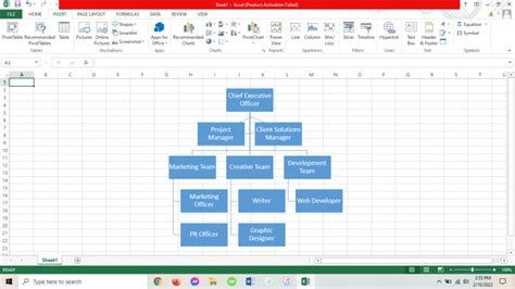 Image result for Excel Org Chart