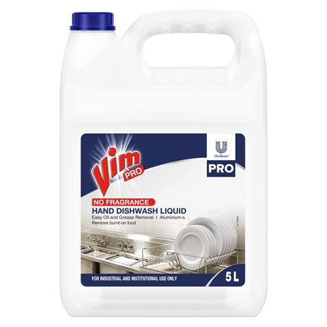 Vim Fragrance Free Hand Dishwash Liquid 5L — Unilever Professional India