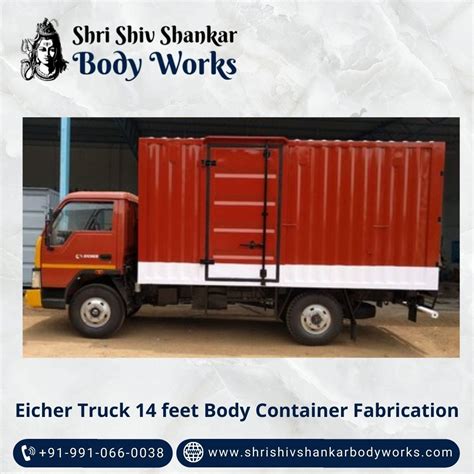 Eicher Truck Container Body Fabrication Manufacture And Suppliers In ...