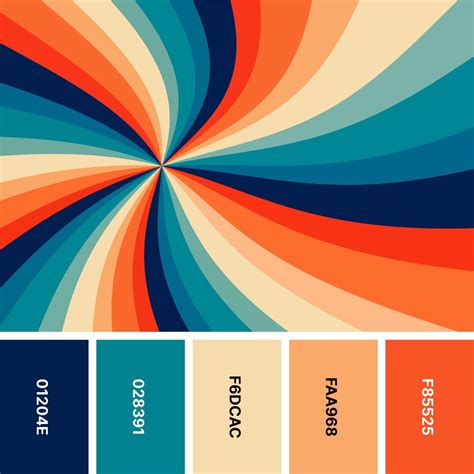 31 Retro Color Palettes - Color Meanings