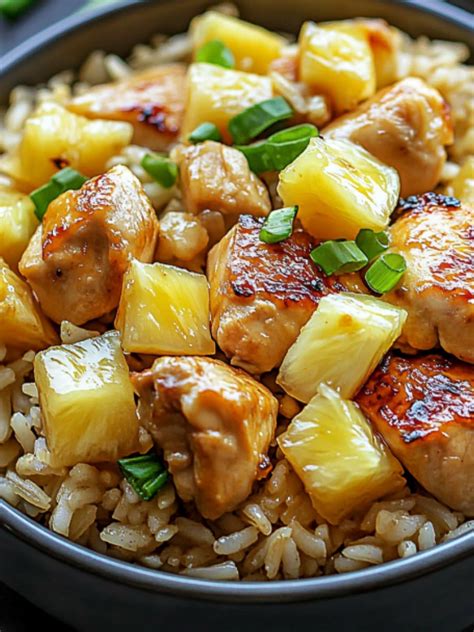 Pineapple Chicken and Rice: A Tropical One-Pan Wonder