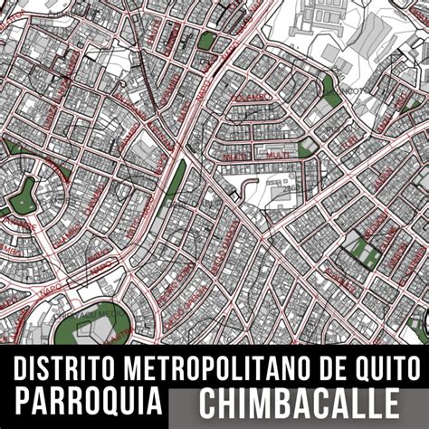 MAPA PREDIAL PARROQUIA CHIMBACALLE DM QUITO + CURVAS DE NIVEL ...