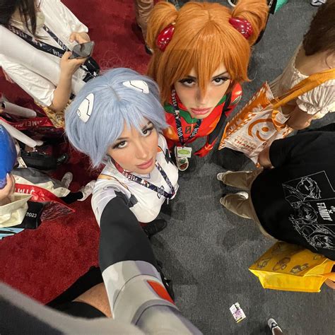 Lia | Cosplayed Rei from Evangelion for #animeexpo even tho I’m more of a Misato kinda guy ...