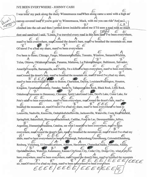 I ve been everywhere lyrics - gertyshop