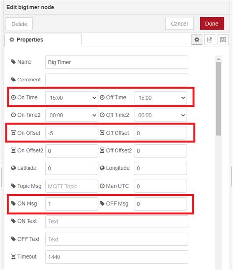 Image result for Node Red Big Timer