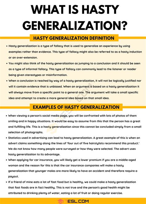 Examples of Hasty Generalization Fallacy 的图像结果