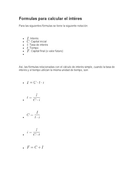 Image result for Interes Simple Como Resolver