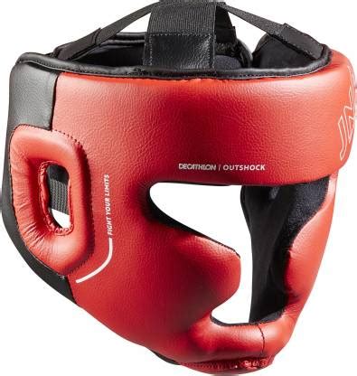 Outshock by Decathlon Kids' Boxing Full Face Headguard 500 - Red Boxing ...
