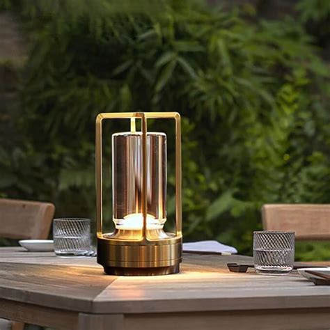 Cordless Rechargeable Table Lamps, Portable Lumisom Crystal Small ...