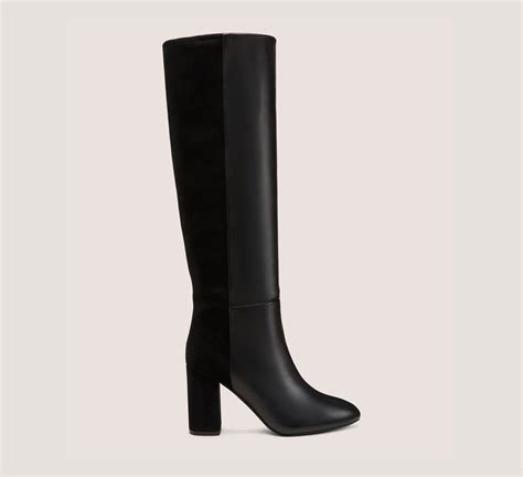 Stuart Weitzman 5050 Strut Block Boot Knee-high in Black | Lyst