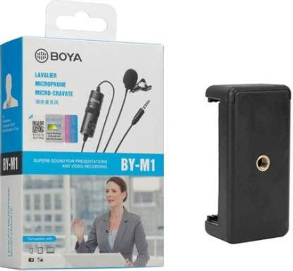 BOYA BY-M1 Omnidirectional With Mount 2 Condenser Camera Mic 20ft Audio ...