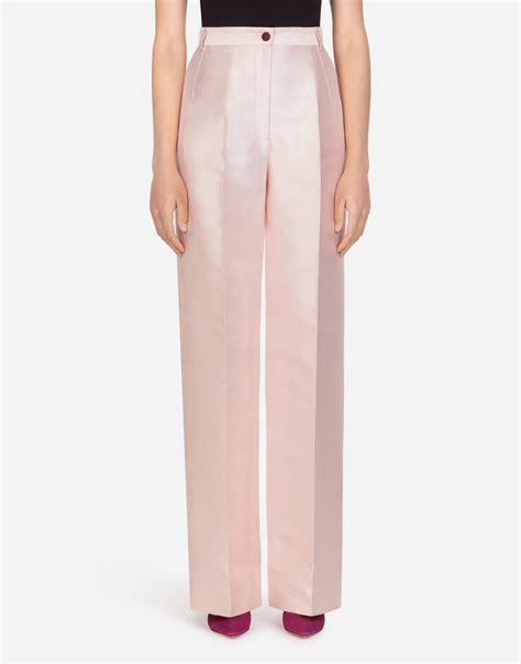 Flared mikado pants