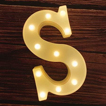 Buy Transer Alphabet Led Letter Lights, Led Marquee Warm White Light Up ...