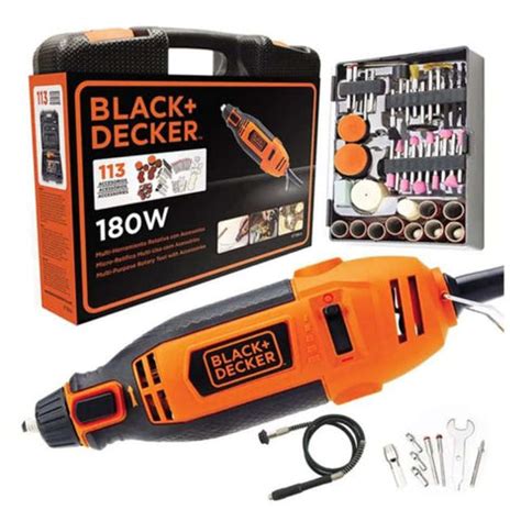 Buy Black & Decker Electric Rotary Tool With Accessories 180W RT18KA ...