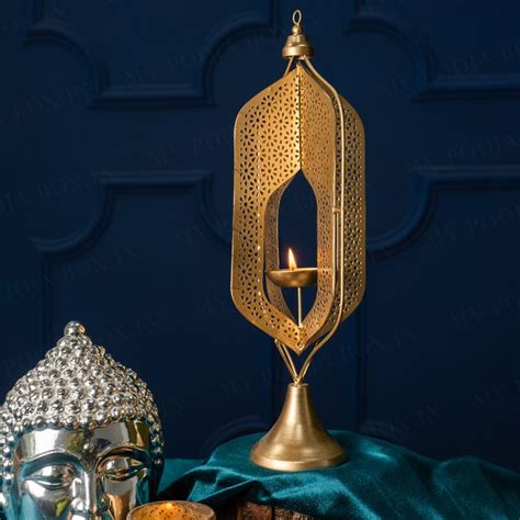 Buy Zeenat Decorative T-Light Holder Online in India - Mypoojabox.in
