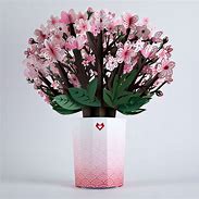 Image result for Paper Cherry Blossom and Rose Bouquet