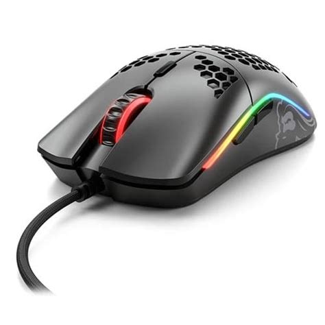 Glorious Model O PC Gaming Race GO-BLACK 12000 DPI RGB Led Gaming Mouse - Matte Black
