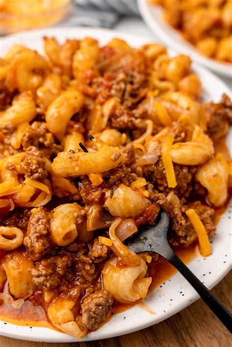 Easy Ground Beef Goulash Recipe