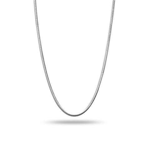 Buy Silver 925 Sterling Silver Italian Snake Chain for Teen and Women ...