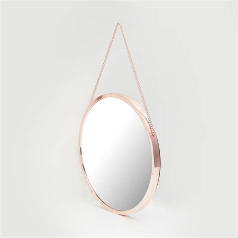 Buy Corsica Reflection Metal Round Hanging Mirror - 30.5cm from Corsica ...