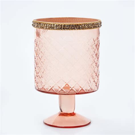 Buy Fables Avery Set of 2 Glass Hurricane Candle Holder from Home ...