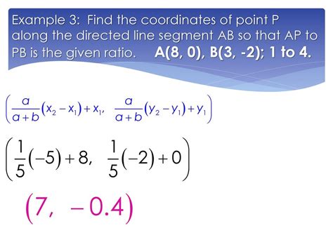 Image result for Partiotining Formula Line Segment