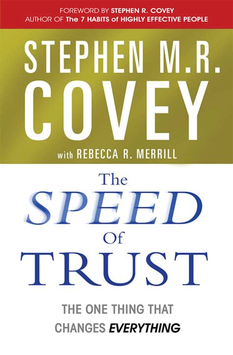 The Speed of Trust eBook by Stephen M. R. Covey, Rebecca R. Merrill | Official Publisher Page ...
