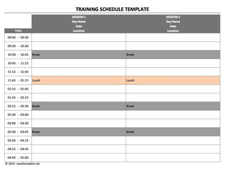 Free Workshop Calendar Template for Efficient Planning and Organization