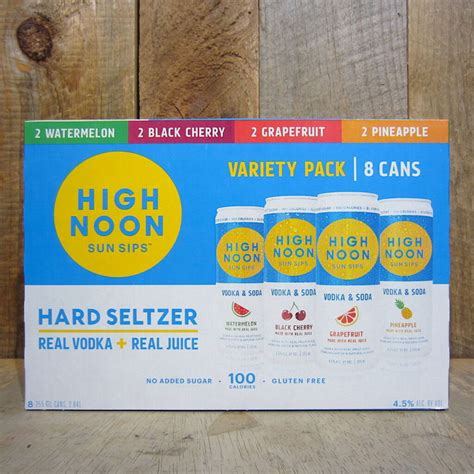 High Noon Hard Seltzer Variety Pack (8-Pack) - Oak and Barrel