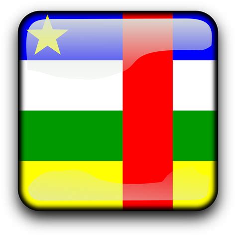 Central African Republic, National Flag, Country Banner Transparent PNG