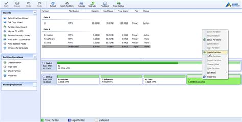Create Partition Primary 的图像结果