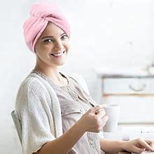 MAXOSHINE Hair Towel Wrap for Women-Quick Drying Microfiber Towel for ...