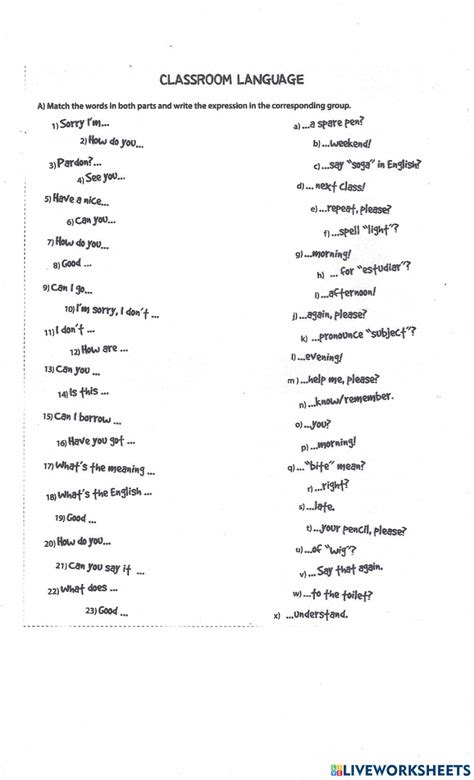 Classroom Language Activities 的图像结果