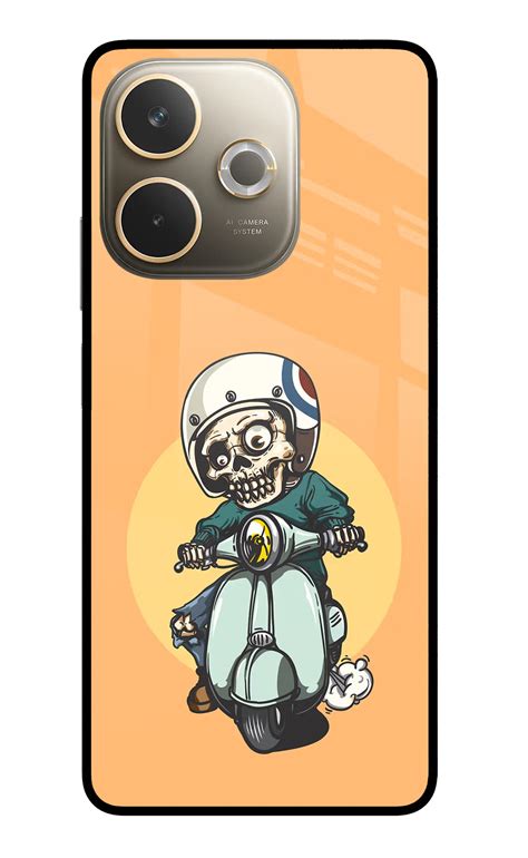 Buy Now Undead Biker Glass Case for Oppo A5 Pro 5G Online | Casekaro