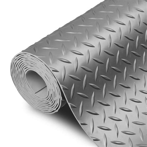 Snapklik.com : SEAL 4 X 8 Ft Premium Garage Floor Mat, 2.8mm Thick Gray ...