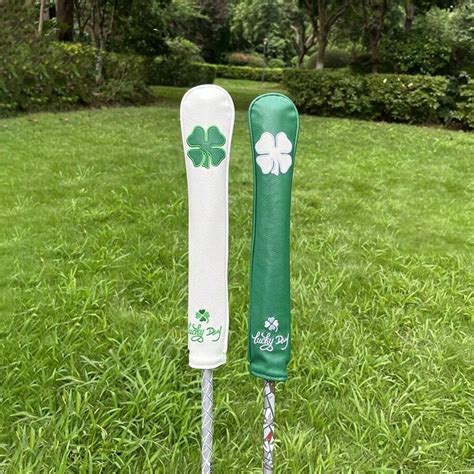 Golf Alignment Stick Cover Premium Leather Perfect Cover For Alignment Sticks Classic Clover ...