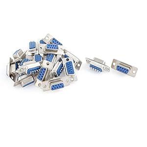 PRAV® 18 Pcs RS232 9 Pin Serial Female DB Connector 30 x 12 x 15mm ...