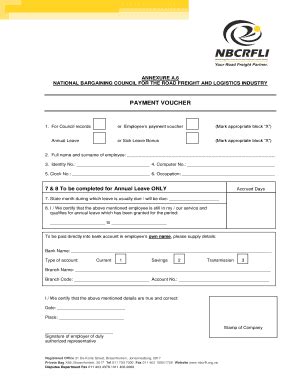 Nbcrfli Annual Leave Days - Fill and Sign Printable Template Online