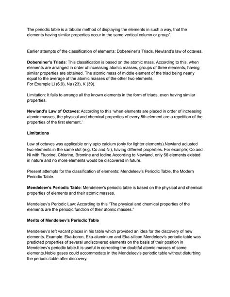 Image result for Periodic Table Explained Introduction