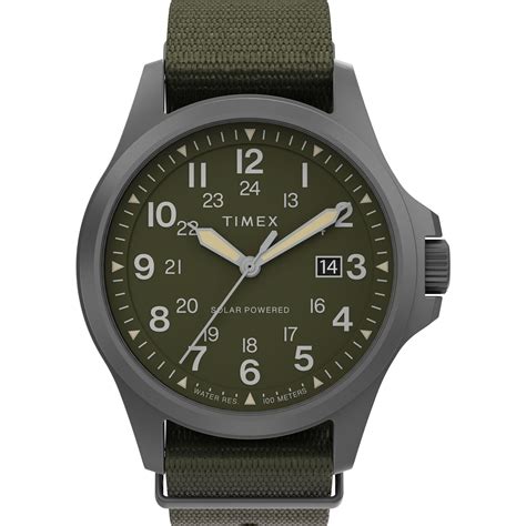 Timex Expedition Field Post Solar 41mm Recycled Fabric Strap Men's Wat