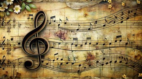 Image result for Treble Clef with Flowing Notes