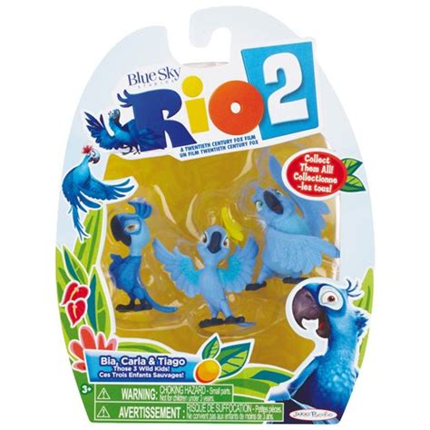 Buy Rio 2 Movie Bia, Carla, & Tiago Mini Figures 3-Pack, 2 inch Online ...