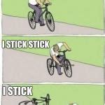 boy bike stick Meme Generator - Imgflip