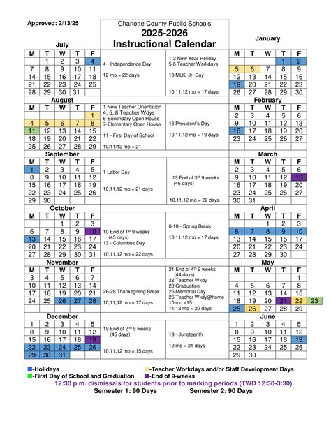 Charlotte County va Public Schools Calendar 25-26 Revised [PDF] - EduCounty