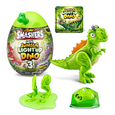 Buy Smashers Mini Jurassic Light Up Dino Egg (T-Rex) by ZURU ...
