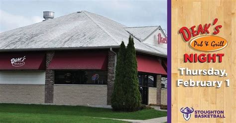 Deaks Night benefiting Stoughton Youth Boys Basketball, Deak's Pub ...