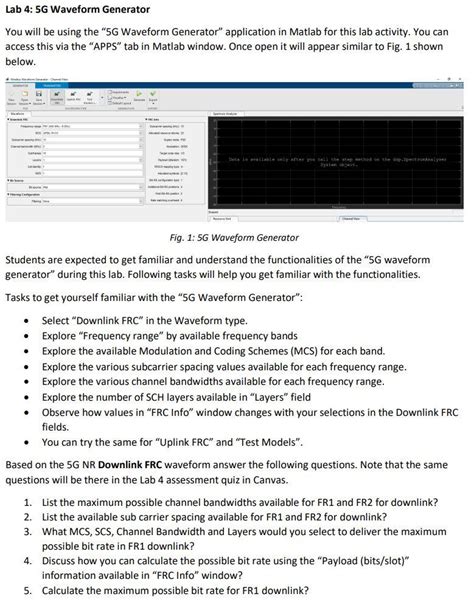 5G Waveform Tutorial 的图像结果
